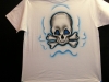 Kindershirt Totenkopf blau