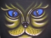 Airbrush-Kindershirt, Katze